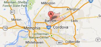 Map of Bartlett TN